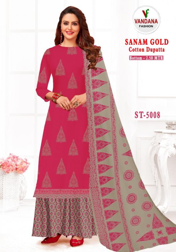 Vandana Sanam Gold Vol-5 Cotton Designer Exclusive Dress Material